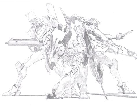 Neon Genesis Evangelion Drawing 001 By Vaultapple On Deviantart