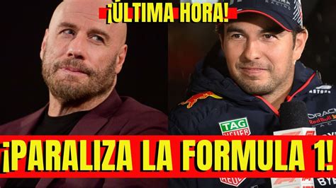 Jhon Travolta Paraliza La Formula Con Regalo A Sergio Checo Per Z Por