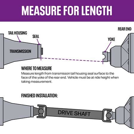 Chevy C Driveshaft Length Measuring Guide Chevy C Truck Forums