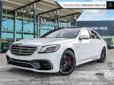 New 2020 Mercedes Benz S63 Amg 4matic Sedan 4 Door Sedan In Edmonton Alberta