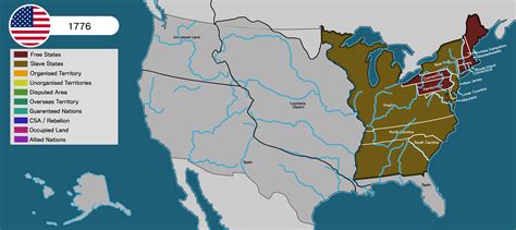 A map of America at time of Independence : MapPorn