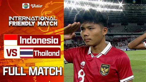 Indonesia vs Thailand | Full Match - International Friendly Match U-20 ...