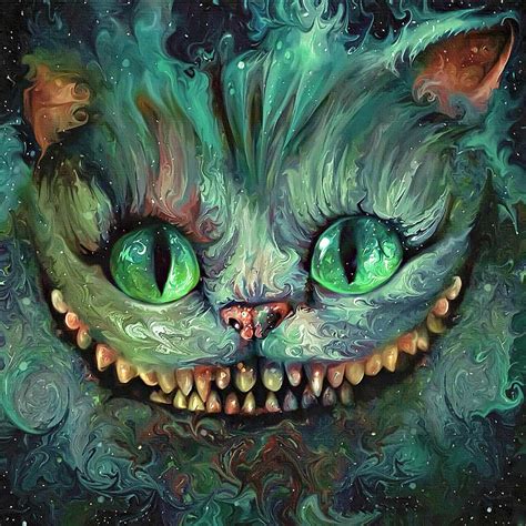 Cheshire Cat Poster Trending Painting By Fred Walsh Fine Art America