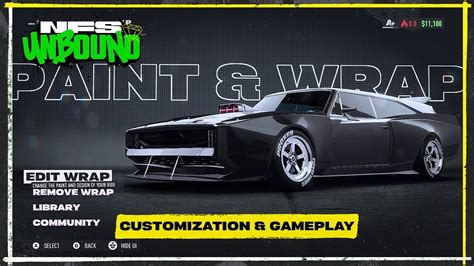 Nfs Unbound Legendary Customs Dodge Charger R T Customization And