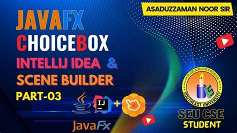 Choicebox Javafx Part Youtube