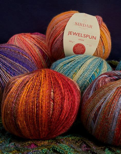 Sirdar Jewelspun With Wool Chunky Self Striping Blended Yarn Sirdar