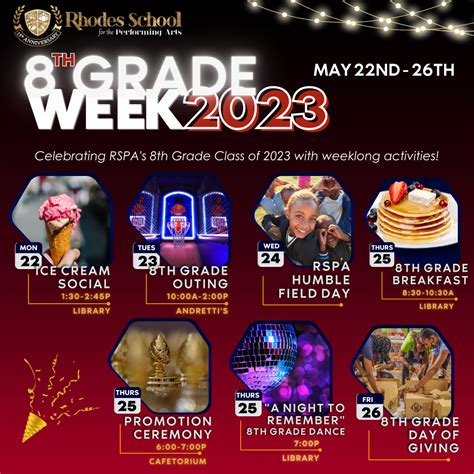 8th Grade Week | Rhodes School for the Performing Arts