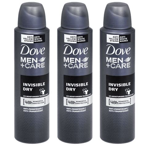 Dove Deodorant Spray Invisible Dry For Men 48 Hours Sizepack Of 3