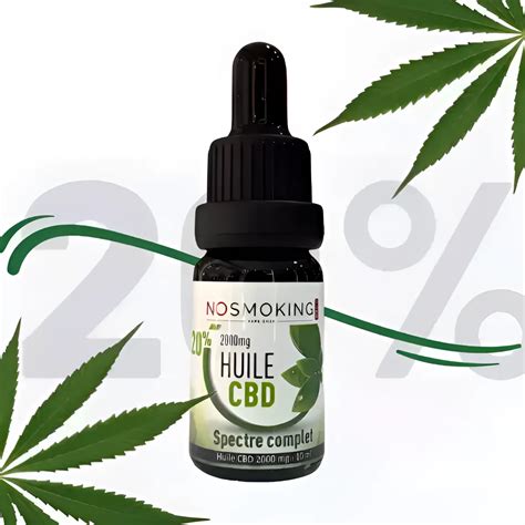 Huile CBD Spectre Complet 2000mg NO SMOKING CLUB Nosmoking Club