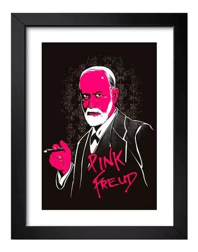 Quadro Pink Floyd Sigmund Freud Pop Arte Decoracao Paspatur