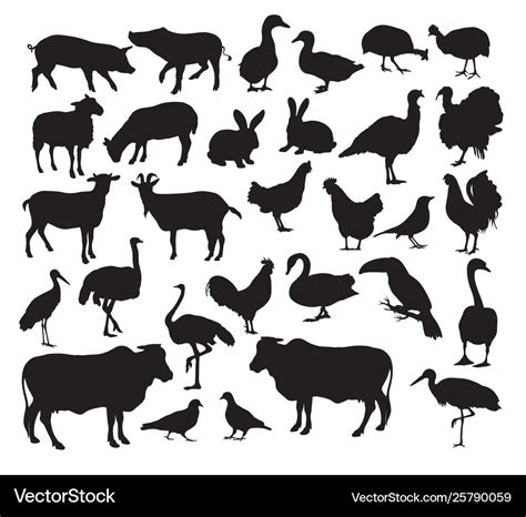 Farm Animal Silhouette Svg Free - 91+ SVG File Cut Cricut