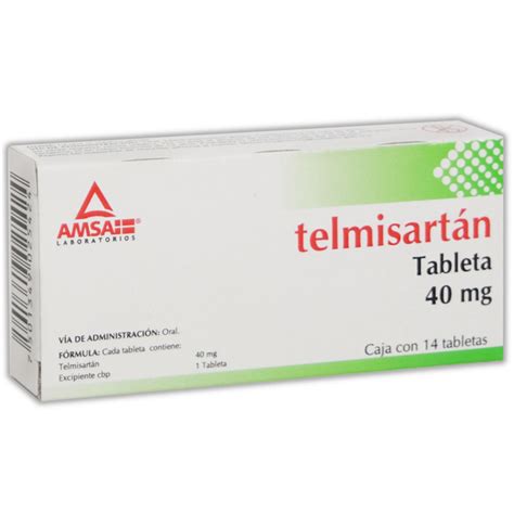 Medically Telmisartan C 14 Tabs 40 Mg Farmacia A Domicilio