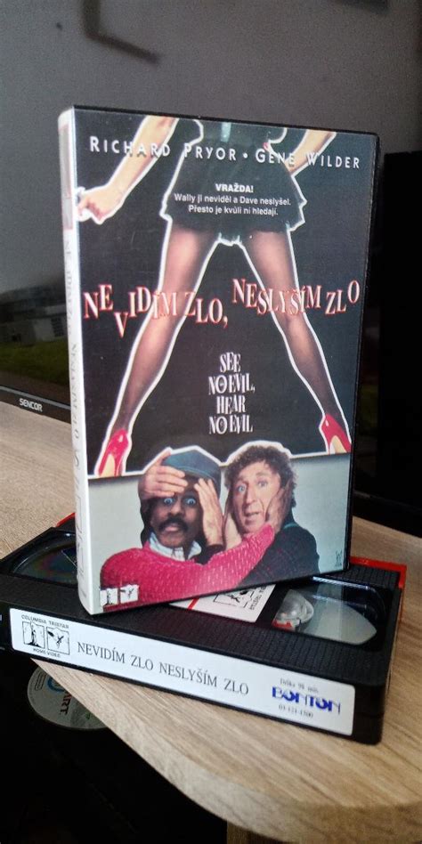 VHS Nevidím zlo neslyším zlo 1989 Aukro