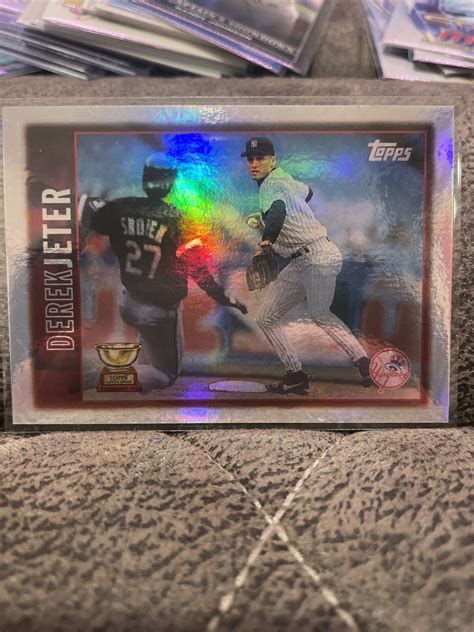 2022 Topps X DEREK JETER Call Of The Captain DJ4 Foilboard ERROR BACK