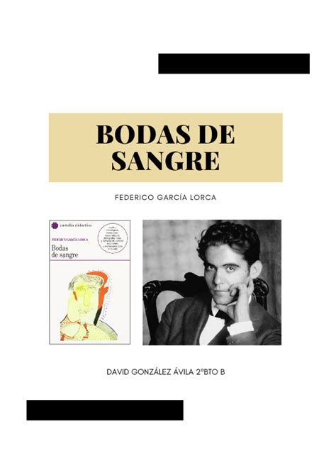 Resumen Completo Bodas De Sangre ESTRUCTURA GENERAL Bodas De Sangre