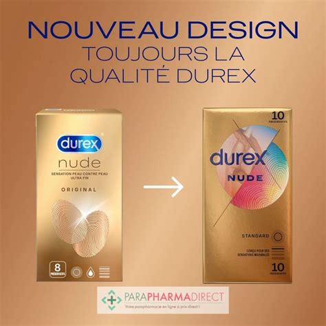 Durex Nude Ultra Fin Standard Pr Servatifs Paraphamadirect