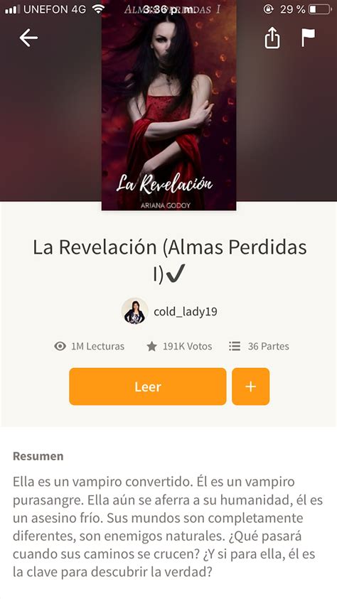 La revelación Almas pérdidas 1 de Ariana Godoy