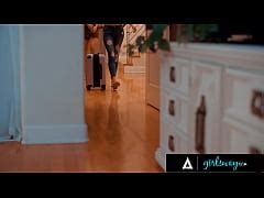 Girlsway Redhead Besties Aidra Fox Kenna James Have Passionate Sex After Aidra S Hard