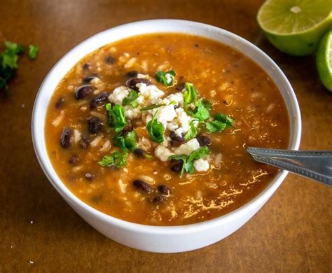 Easy Mexican Beans and Rice Soup | Mexican Please