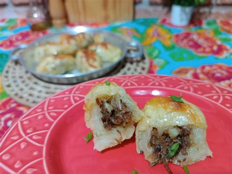 Bom que só veja receita de salgado de macaxeira no forno carne