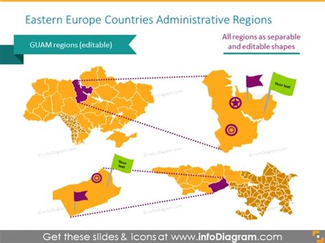 Eastern Europe Countries Map Presentation