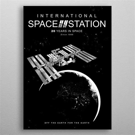 Iss Space Station Poster By Carlos Marques Displate