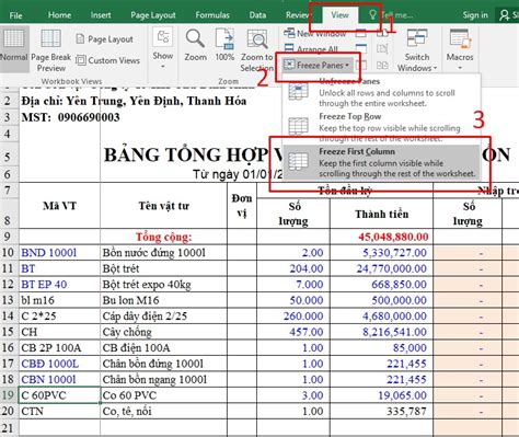 Rất Hay Đừng bỏ lỡ Top cách cố định dòng cột trong excel Hot Nhất 2023