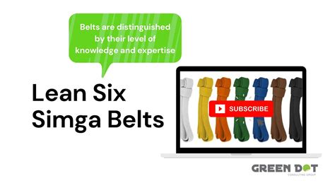 Lean Six Sigma Belts And Roles Youtube