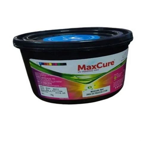 Blue Maxcure Uv Process Cyan Printing Ink Bucket Packaging Size Kg