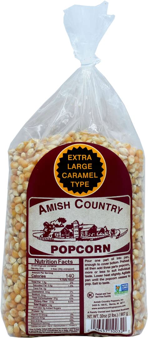 bag  extra large caramel type popcorn lb  oil tree