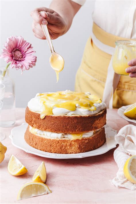 Lemon Chiffon Cake Style Sweet Recipe Lemon Chiffon Cake Lemon