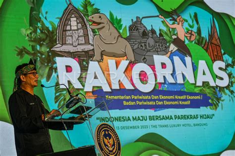 Rakornas Kemenparekraf Di Bandung Antara Foto