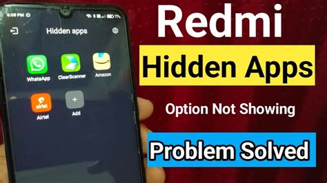 Redmi Hidden Apps Not Showing Problem Solved How To Hide App In