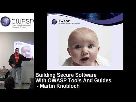 Conference Talks Talk Building Secure Software With Owasp Tools And