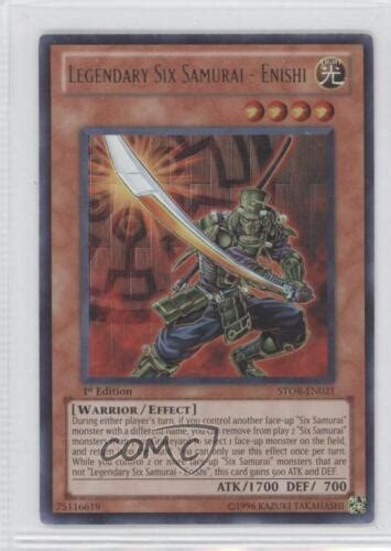 Yu Gi Oh Storm Of Ragnarok St Edition Legendary Six Samurai