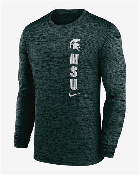 Michigan State Spartans Sideline Velocity Mens Nike Dri Fit College