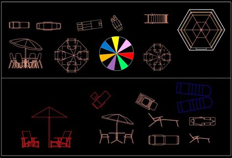 21outdoor Furniture Cad Blocks Free Download