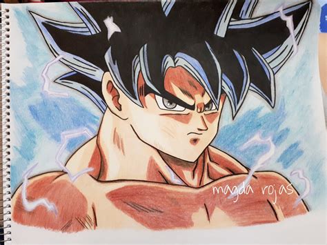 Como Dibujar A Goku Ultra Instinto