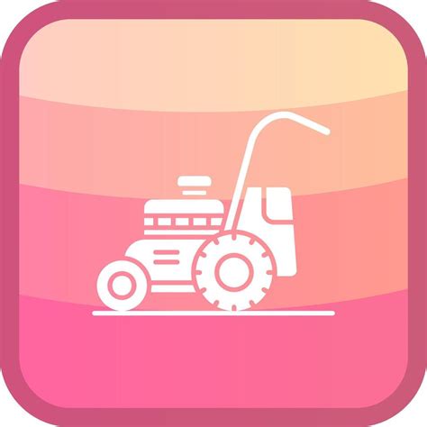 Mower Glyph Squre Colored Icon Vector Art At Vecteezy