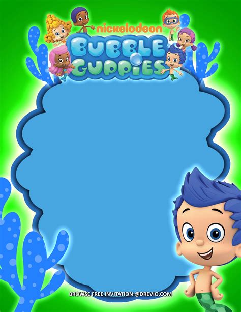 (FREE Invitations) Bubble Guppies Birthday Invitations + Party Ideas ...