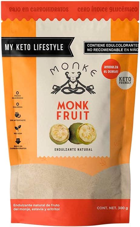 Endulzante natural Fruta del Monje Stevia Eritritol 0 Índice