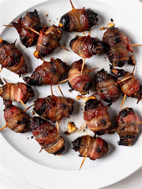 Bacon Wrapped Dates With Cheese Sandra Valvassori