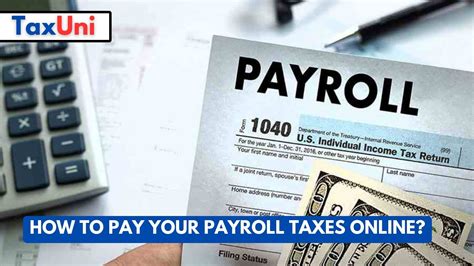 How To Pay Your Payroll Taxes Online