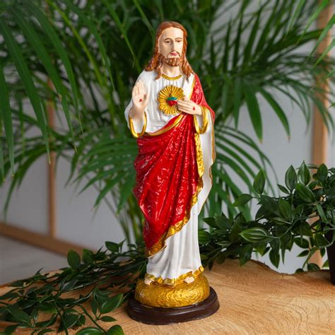 Beeld Van Heilig Hart Jezus Christus 30 Cm Zenvol