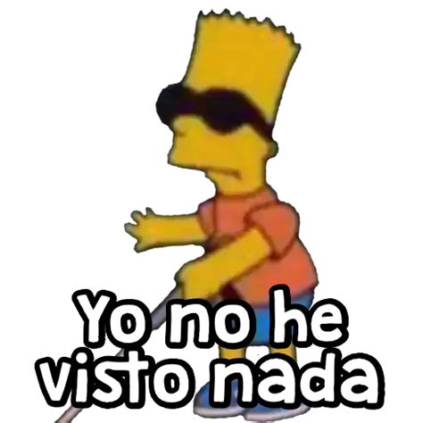 Yo No He Visto Nada Sticker De WhatsApp DescargarStickers