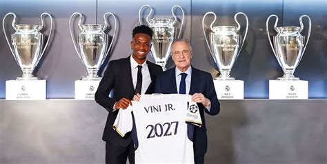 Vin Cius J Nior Renova Contrato O Real Madrid At A Cr Tica