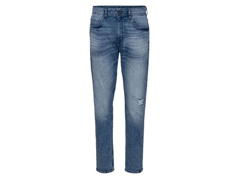 LIVERGY Herren Jeans Tapered Fit Mit Normaler Leibh