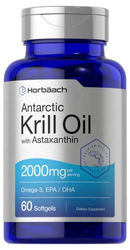 Antarctic Krill Oil Mg Softgel Capsules Omega Epa Dha