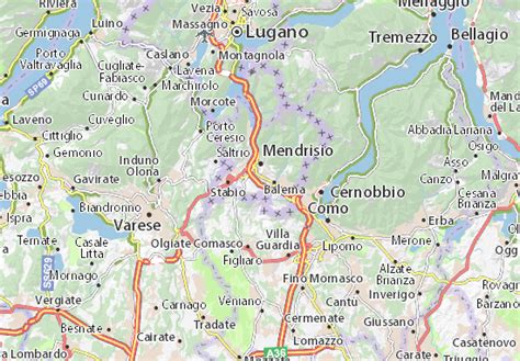 Mappa Coldrerio Cartina Coldrerio Viamichelin