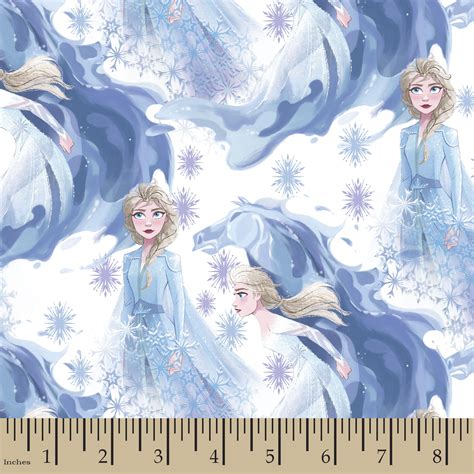 Cotton Cartoon Fabric Frozen Fabric Sewing Fabric By The Half Yard